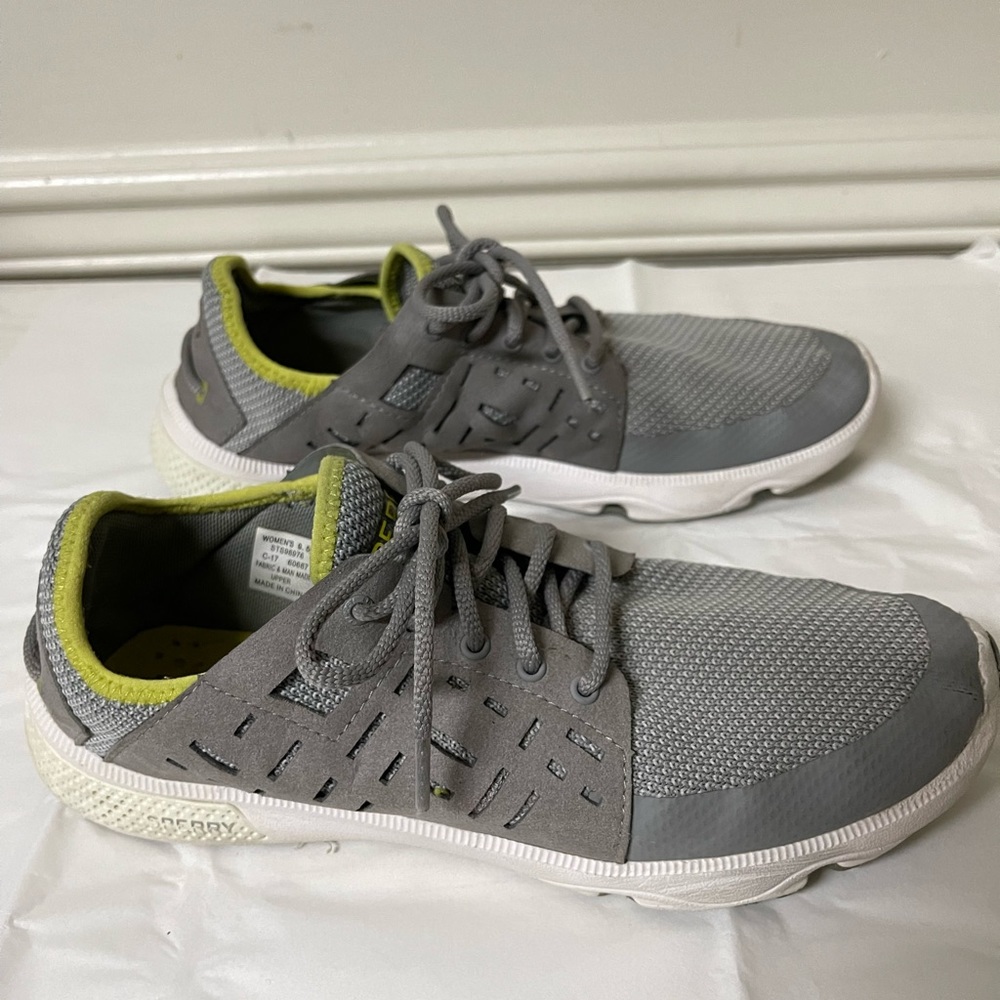 Sperry Top-Sider Women's 9.5 7 Seas Sport Mesh Sneaker Gray